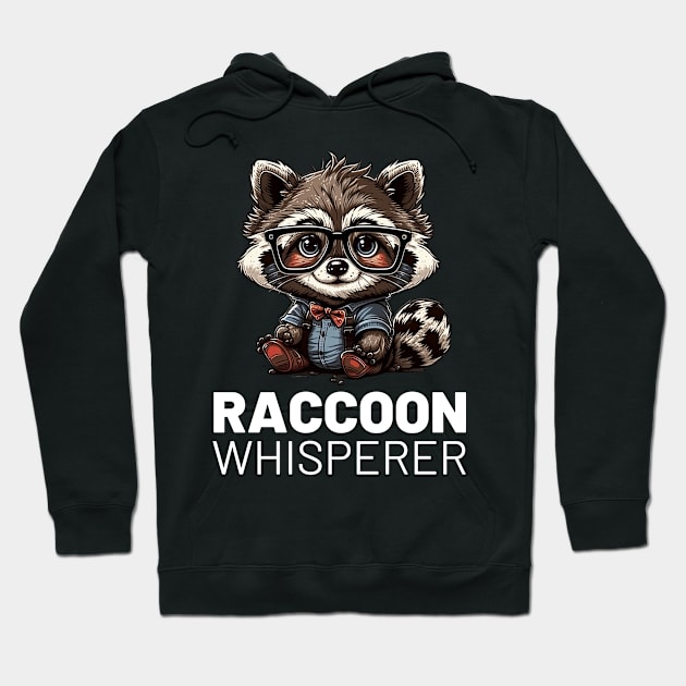 Cartoon Cute Baby Raccoon Hoodie by JB.Collection